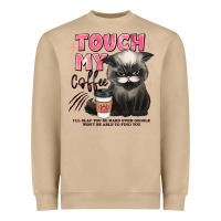 Mushroom touch my coffee and ill slap you so hard grumpy ca Heavyweight Sweatshirt - JahusDesignShop