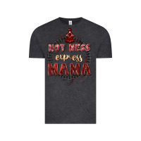 Vintage Black Hot mess express mama Mother's Day Vintage Tee - FaDigitalArtStudio