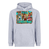 Heather Grey merry christmas Heavyweight Hoodie - JahusDesignShop