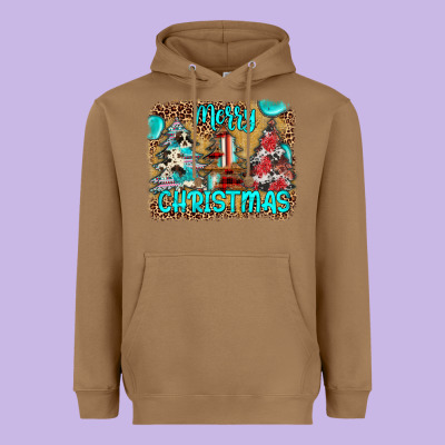 Merry Christmas Heavyweight Hoodie Designed By Jahusdesignshop