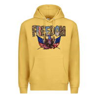 Antique Gold freedom Premium Hoodie - RacoonDesign