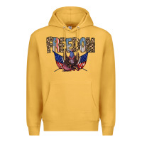 Mustard freedom Premium Hoodie - RacoonDesign