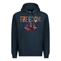 Navy freedom Premium Hoodie - RacoonDesign