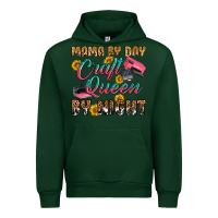 Forest Green mama by day craft queen by night Urban Hoodie - RanaPortraitStore