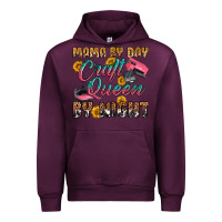 Mauve Wine mama by day craft queen by night Urban Hoodie - RanaPortraitStore