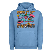 Pigment Pebble Blue mama by day craft queen by night Urban Hoodie - RanaPortraitStore