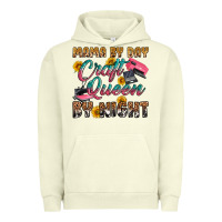 Pigment Pistachio mama by day craft queen by night Urban Hoodie - RanaPortraitStore
