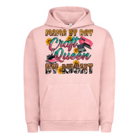 Pigment Salmon mama by day craft queen by night Urban Hoodie - RanaPortraitStore