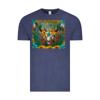 Vintage Denim boho bullskull Vintage Tee - RanaPortraitStore