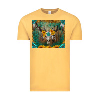 Vintage Mustard boho bullskull Vintage Tee - RanaPortraitStore