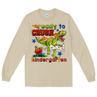 Mushroom ready to crush kindergarten Long Sleeve Tee - BundleAndBundleShop