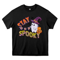 Black stay spooky Heavy Core Tee - CowGirlArtShop