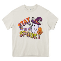 Cream stay spooky Heavy Core Tee - CowGirlArtShop