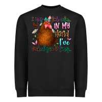 Black i may look calm but in my head ive pecked you 3 ti Heavyweight Sweatshirt - JahusDesignShop