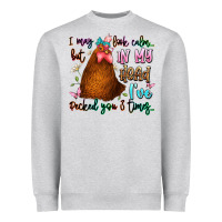 Heather Grey i may look calm but in my head ive pecked you 3 ti Heavyweight Sweatshirt - JahusDesignShop