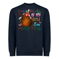 Navy i may look calm but in my head ive pecked you 3 ti Heavyweight Sweatshirt - JahusDesignShop