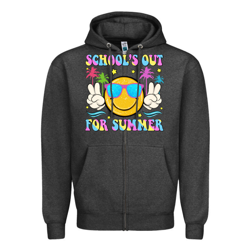 Schools Out For Summer Zipper Hoodie by JahusDesignShop | Teevron