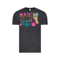 Vintage Black nail tech life bbs Vintage Tee - BundleAndBundleShop