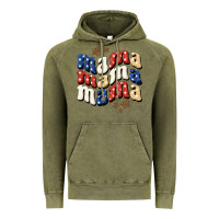 Vintage Olive american mama Vintage Hoodie - BundleAndBundleShop