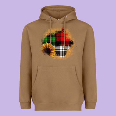 Sunflower Christmas Patch3 Heavyweight Hoodie Designed By Jahusdesignshop