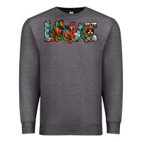 Charcoal Heather love rodeo Premium Sweatshirt - JahusDesignShop