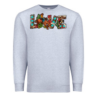 Heather Grey love rodeo Premium Sweatshirt - JahusDesignShop