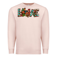 Pale Pink love rodeo Premium Sweatshirt - JahusDesignShop
