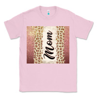 Bubblegum Pink Rose gold mom leopard glitter Classic Tee - CowGirlArtShop