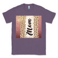 Lavender Rose gold mom leopard glitter Classic Tee - CowGirlArtShop