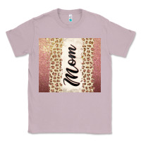 Lilac Rose gold mom leopard glitter Classic Tee - CowGirlArtShop