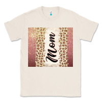 Natural Rose gold mom leopard glitter Classic Tee - CowGirlArtShop
