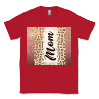 Rose Gold Mom Leopard Glitter Classic Tee | Teevron