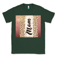 Sports Green Rose gold mom leopard glitter Classic Tee - CowGirlArtShop