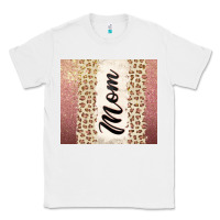 White Rose gold mom leopard glitter Classic Tee - CowGirlArtShop