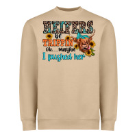 Mushroom heifers be trippin ok maybe i pushed her Heavyweight Sweatshirt - JahusDesignShop