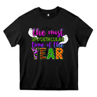 Black the most spooktacular time of the year Heavy Core Tee - CowGirlArtShop