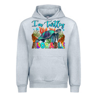 Heather Grey i'm turtley adorable Urban Hoodie - RanaPortraitStore