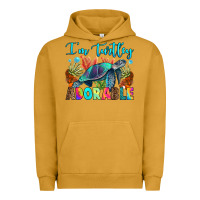 Pigment Peanut Butter i'm turtley adorable Urban Hoodie - RanaPortraitStore