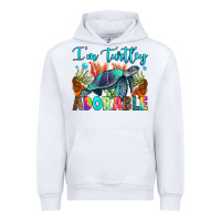 White i'm turtley adorable Urban Hoodie - RanaPortraitStore