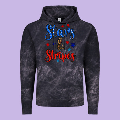 Stars & Stripes Vintage Hoodie Designed By Bundleandbundleshop