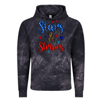 Cloud Black stars & stripes Vintage Hoodie - BundleAndBundleShop