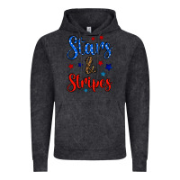 Vintage Black stars & stripes Vintage Hoodie - BundleAndBundleShop