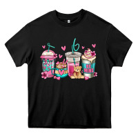 Black valentines day coffee Heavy Core Tee - Jasminsmagicworld
