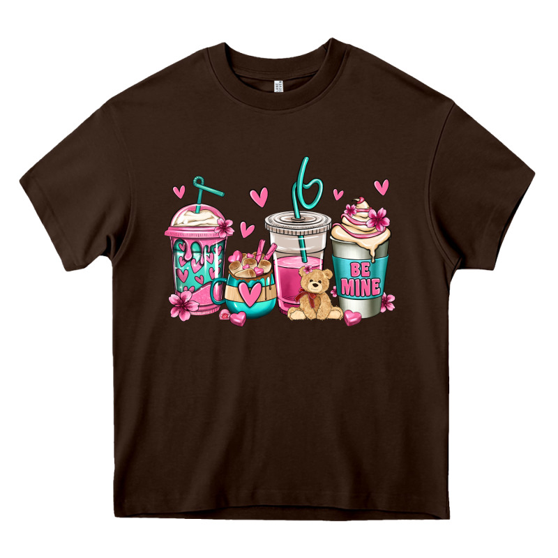 Valentines Day Coffee Heavy Core Tee by Jasminsmagicworld | Teevron