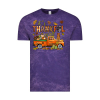 Cloud Purple it's thankful y'all with truck bbs Vintage Tee - BundleAndBundleShop