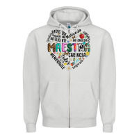 Retro Maestra Word Zipper Hoodie | Teevron