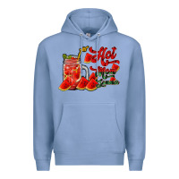 Colony Blue hot mom summer watermelon Premium Hoodie - RacoonDesign
