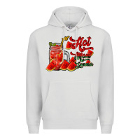 Dove Grey hot mom summer watermelon Premium Hoodie - RacoonDesign