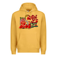 Mustard hot mom summer watermelon Premium Hoodie - RacoonDesign