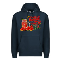 Navy hot mom summer watermelon Premium Hoodie - RacoonDesign